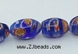 CLG613 5PCS 16 inches 7*12mm rice lampwork glass beads wholesale