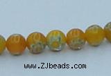 CLG623 10PCS 16 inches 6mm round lampwork glass beads wholesale