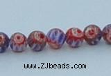 CLG628 10PCS 16 inches 6mm round lampwork glass beads wholesale