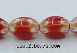 CLG633 5PCS 16 inches 10*14mm oval lampwork glass beads wholesale