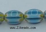 CLG635 5PCS 16 inches 10*14mm oval lampwork glass beads wholesale