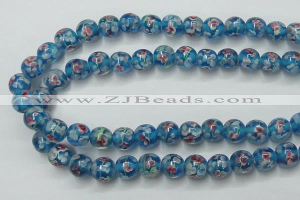 CLG752 15.5 inches 10mm round lampwork glass beads wholesale