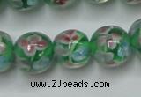 CLG753 15.5 inches 10mm round lampwork glass beads wholesale