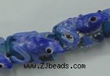 CLG797 15.5 inches 12*18mm cylinder lampwork glass beads wholesale