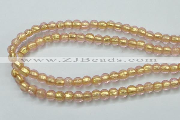 CLG834 15.5 inches 8mm round lampwork glass beads wholesale