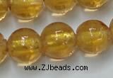 CLG842 15.5 inches 12mm round lampwork glass beads wholesale