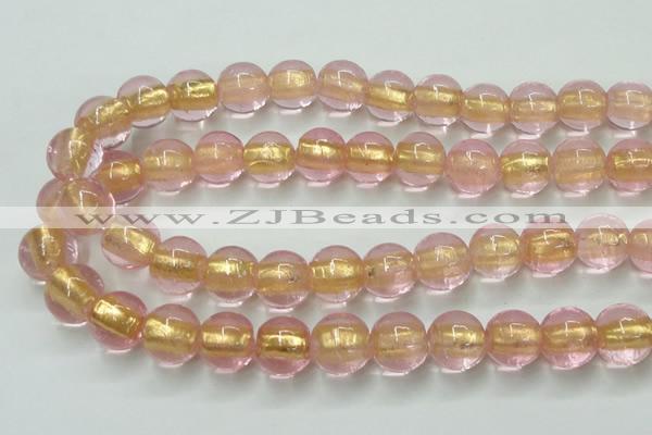 CLG845 15.5 inches 14mm round lampwork glass beads wholesale