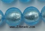 CLG847 15.5 inches 18mm round lampwork glass beads wholesale