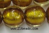 CLG850 15.5 inches 18mm round lampwork glass beads wholesale