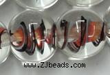 CLG853 15.5 inches 18mm round lampwork glass beads wholesale