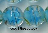 CLG854 15.5 inches 18mm round lampwork glass beads wholesale