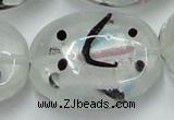 CLG860 15.5 inches 24*30mm oval lampwork glass beads wholesale