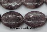 CLI30 15.5 inches 18*25mm oval lilac jasper beads wholesale