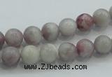 CLI52 15.5 inches 8mm round natural lilac jasper beads wholesale
