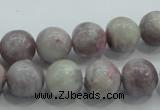 CLI54 15.5 inches 12mm round natural lilac jasper beads wholesale