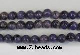 CLJ213 15.5 inches 6mm round dyed sesame jasper beads wholesale