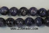 CLJ233 15.5 inches 10mm round dyed sesame jasper beads wholesale
