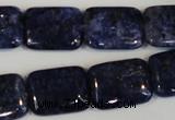 CLJ294 15.5 inches 15*20mm rectangle dyed sesame jasper beads wholesale