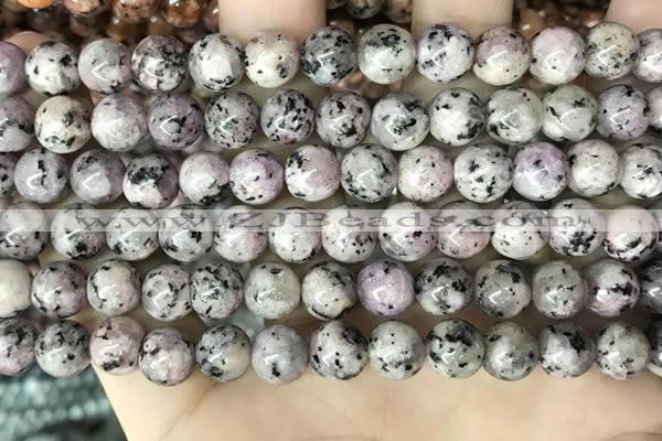 CLJ503 15.5 inches 4mm,6mm,8mm,10mm & 12mm round sesame jasper beads