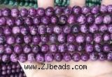 CLJ515 15.5 inches 4mm,6mm,8mm,10mm & 12mm round sesame jasper beads