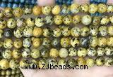 CLJ525 15.5 inches 4mm,6mm,8mm,10mm & 12mm round sesame jasper beads