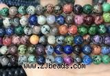 CLJ533 15.5 inches 4mm,6mm,8mm,10mm & 12mm round sesame jasper beads