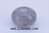 CLO02 19*30mm rondelle loose cloudy quartz gemstone beads wholesale