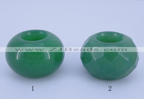 CLO22 19*30mm rondelle loose green aventurine gemstone beads wholesale