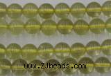 CLQ152 15.5 inches 8mm round natural lemon quartz beads wholesale