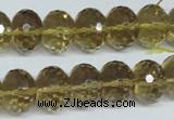 CLQ16 15.5 inches 10*14mm faceted rondelle natural lemon quartz beads