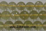 CLQ164 15.5 inches 12mm faceted round natural lemon quartz beads