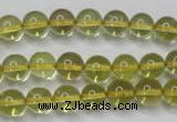 CLQ202 15.5 inches 8mm round natural lemon quartz beads wholesale