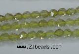 CLQ301 15.5 inches 6mm faceted nuggets lemon quartz beads