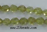 CLQ302 15.5 inches 8mm faceted nuggets lemon quartz beads