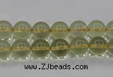 CLQ51 15.5 inches 8mm round natural lemon quartz beads wholesale