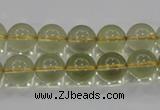 CLQ52 15.5 inches 10mm round natural lemon quartz beads wholesale