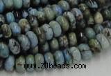 CLR06 16 inches 5*8mm rondelle larimar gemstone beads wholesale