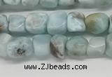 CLR133 15.5 inches 4*6mm - 5*8mm chips natural larimar gemstone beads