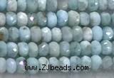 CLR159 15 inches 2*3mm faceted rondelle larimar beads wholesale