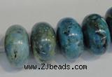 CLR204 15.5 inches 12*20mm rondelle larimar gemstone beads