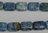 CLR220 15.5 inches 10*14mm rectangle larimar gemstone beads