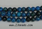 CLR301 15.5 inches 6mm round dyed larimar gemstone beads