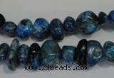 CLR315 15.5 inches 6*12mm nuggets dyed larimar gemstone beads