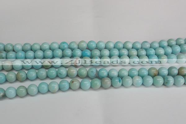 CLR352 15.5 inches 8mm round dyed larimar gemstone beads