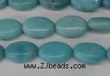 CLR371 15.5 inches 8*12mm oval dyed larimar gemstone beads