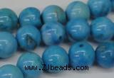 CLR403 15.5 inches 10mm round dyed larimar gemstone beads