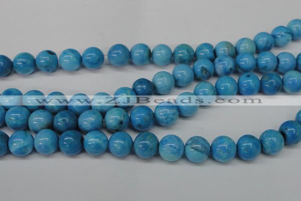 CLR406 15.5 inches 16mm round dyed larimar gemstone beads