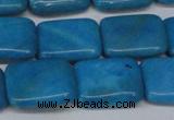 CLR442 15.5 inches 12*16mm rectangle dyed larimar gemstone beads