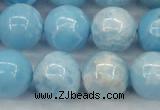 CLR605 15.5 inches 14mm round imitation larimar beads wholesale