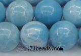 CLR606 15.5 inches 16mm round imitation larimar beads wholesale